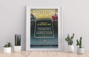 Daily Express Trophy Meeting - Silverstone 1954 - Impression artistique