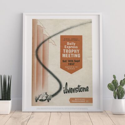 Daily Express Trophy Meeting- Silverstone 1957 - Art Print