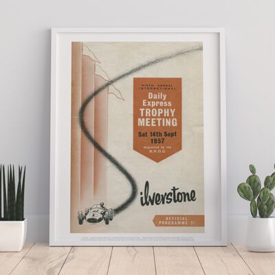 Daily Express Trophy Meeting- Silverstone 1957 - Art Print