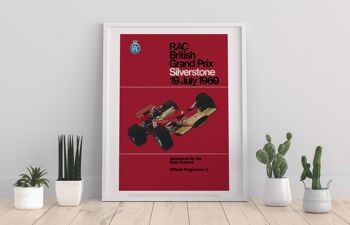 Grand Prix de Grande-Bretagne - Silverstone 1969 - Impression artistique Premium