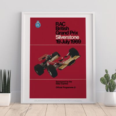 British Grand Prix- Silverstone 1969 - Premium Art Print