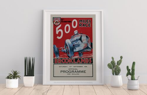 500 Miles Race - 11X14” Premium Art Print