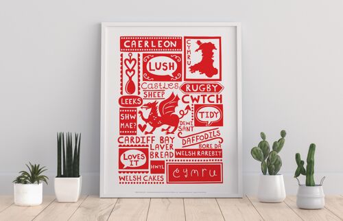 Welsh Poster- Caerleon - 11X14” Premium Art Print