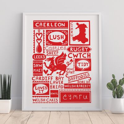Welsh Poster- Caerleon - 11X14” Premium Art Print