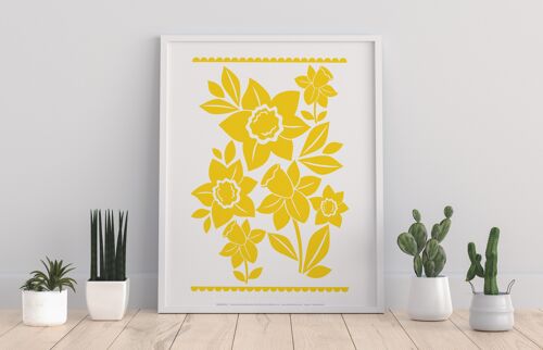 Yellow Flowers - 11X14” Premium Art Print
