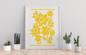 Fleurs jaunes - 11X14" Premium Art Print