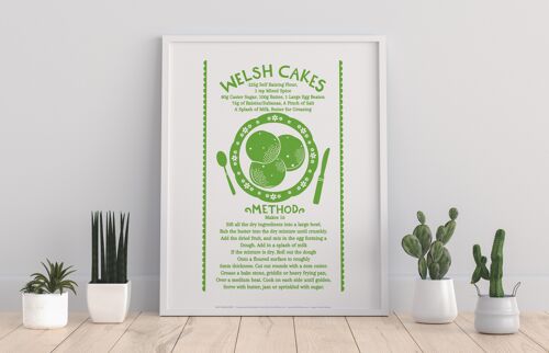 Welsh Cakes Recipe - 11X14” Premium Art Print