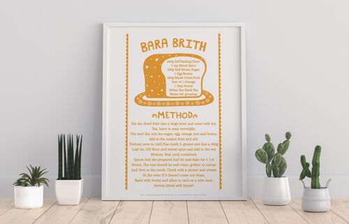 Bara Brith Recipe - 11X14” Premium Art Print