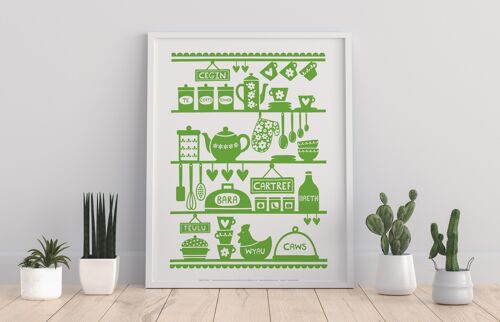 Welsh Poster- Welsh Foods - 11X14” Premium Art Print
