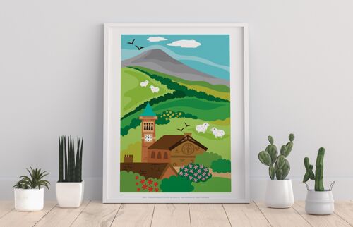 Welsh Countryside - 11X14” Premium Art Print