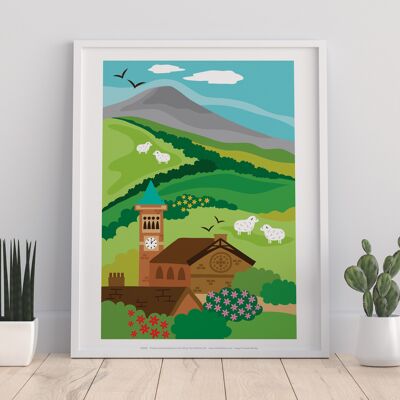 Welsh Countryside - 11X14” Premium Art Print