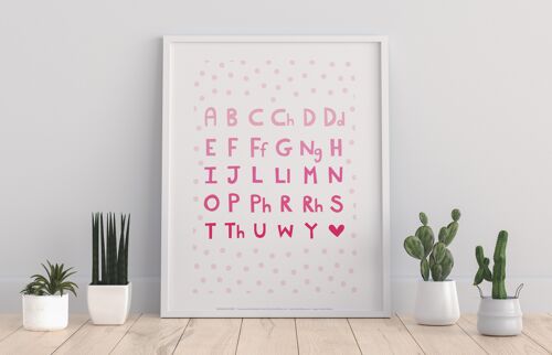Welsh Alphabet 4 - 11X14” Premium Art Print