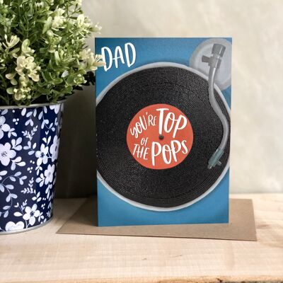 Top of the Pops Father’s Day card