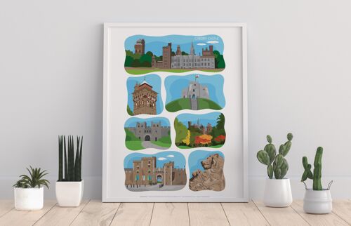 Cardiff Castle - 11X14” Premium Art Print