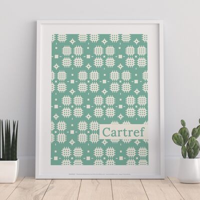 Cartef- Home In Welsh - 11X14” Premium Art Print