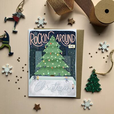 Rockin Around Christmas Card