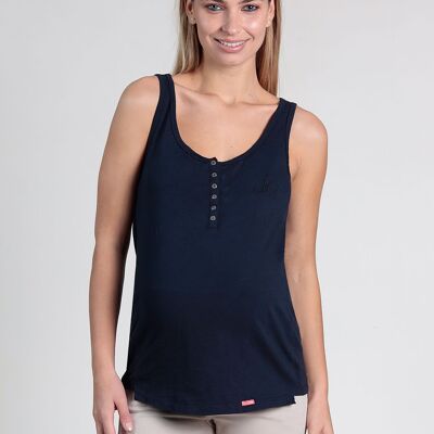 Nursing Swim Shirt - Navy