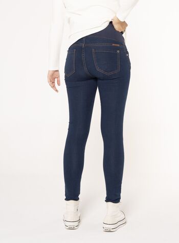 Jegging de maternité Basic High Tummy - Indigo 2