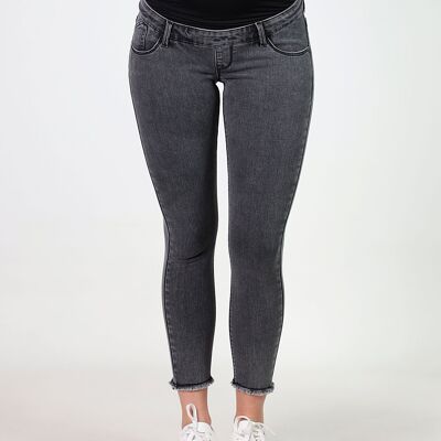 gray slim maternity jeans - Dark Gray