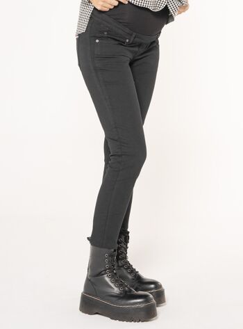 Pantalon basique en sergé - Noir 3