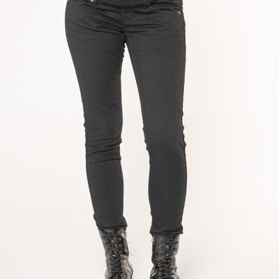 Pantalon basique en sergé - Noir