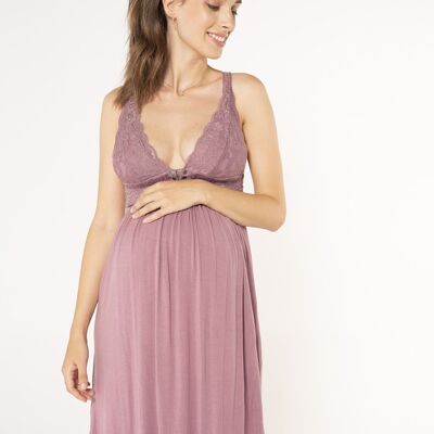 Lace Nightgown - Purple