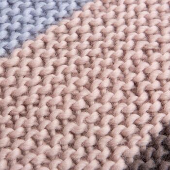 Kit de tricot couverture naturellement neutre 6