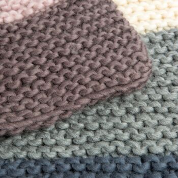 Kit de tricot couverture naturellement neutre 7