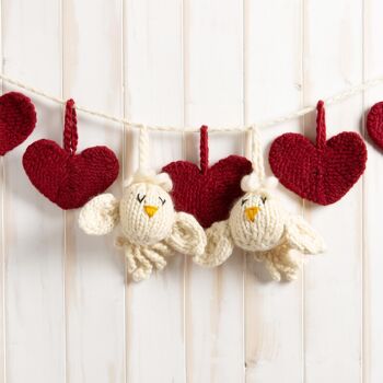Kit de tricot de guirlande de la Saint-Valentin 3