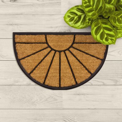 coir doormat; Sun