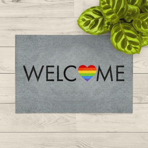 Waschbare Fußmatte; Pride - Welcome