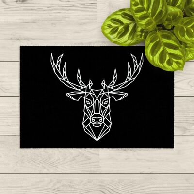 washable doormat; deer