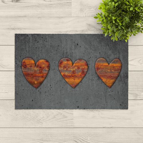 Heart-shaped Rug Stoppers - Anti-slip Carpet Pads For Tile, Wood