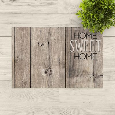 washable doormat; Home sweet home