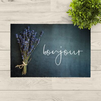 washable doormat; Bon jour