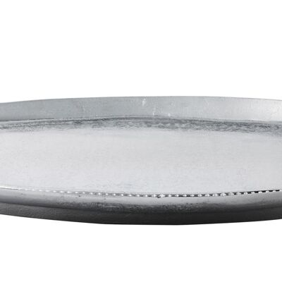 Tray aluminum silver 56 cm