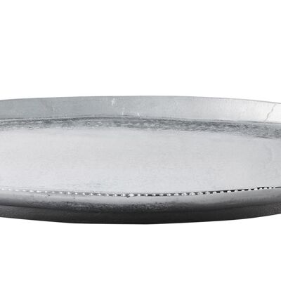 Tray aluminum silver 56 cm