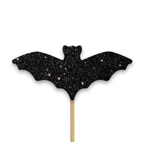 Glitter Bat Cupcake Toppers