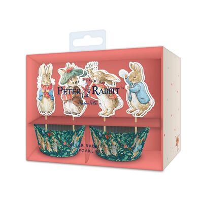 Beatrix Potter™ Peter Rabbit™ Cupcake-Set mit festlichem Laub