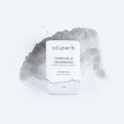 Soaperb, charcoal & cedarwood