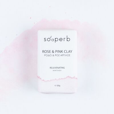 Soaperbe, rose & argile rose