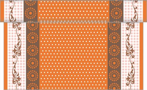 Tischläufer Rabea in Orange aus Linclass® Airlaid 40 cm x 4,80 m, 1 Stück - Ostern