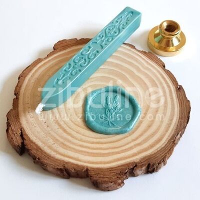 Sealing Wax Stick with Wick - Pearl Sky Blue