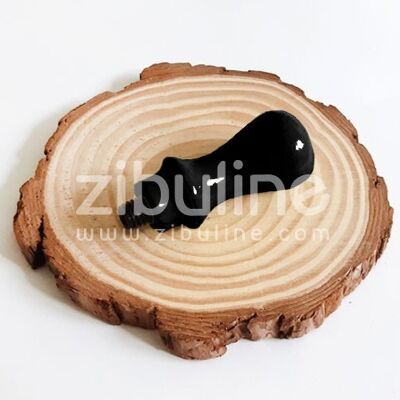 Wooden handle - 5 cm black