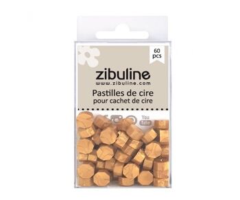 Pastilles de cire à cacheter - Doré nacré 2