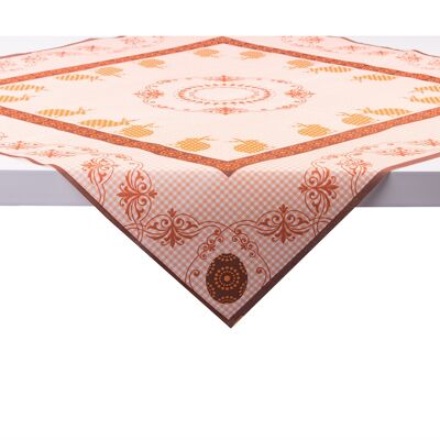 Mantel Rabea en naranja de Linclass® Airlaid 80 x 80 cm, 1 pieza - Pascua