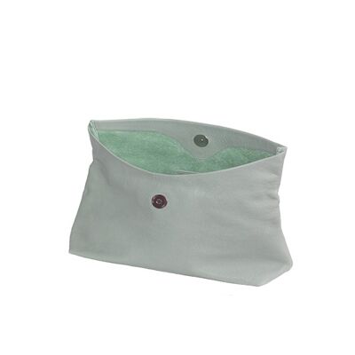 Medium Almond Green Pouch