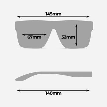 CROWE Marron Chocolat - Lunettes de soleil 7