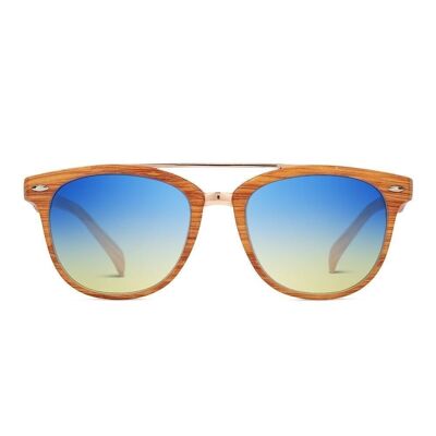 HOBBES Chestnut Gradient Blue - Sunglasses