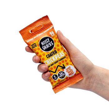 Noisy Snacks Pois Chiches Enrobés Chip Shop Curry 10x25g 2